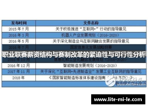 职业联赛薪资结构与赛制改革的紧迫性与可行性分析